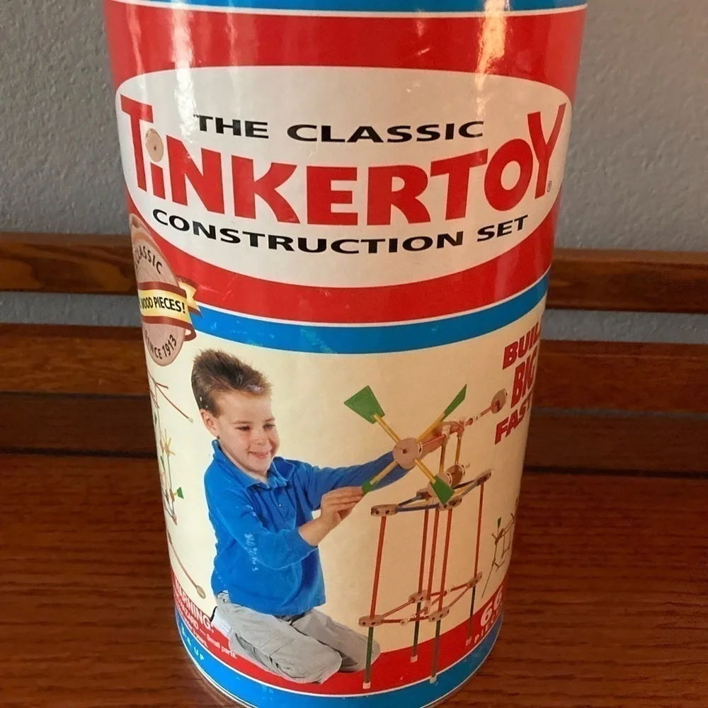 Vintage Hasbro Tinkertoy Classic Junior Set
